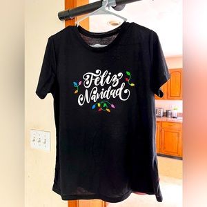 Feliz Navidad short sleeve shirt
